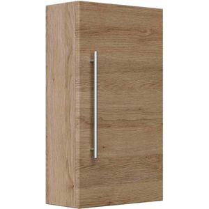 Badkamerkast Ilse Eiken - MDF - Breedte 35 cm - Hoogte 62 cm - Diepte 16.6 cm