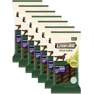 AdVENTuROS Wild Chew Small - Hondensnacks - Hert - 7 x 150 g