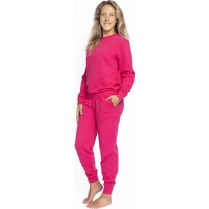 Joggingpak dames, Huispak dames fuchsia - Maat L