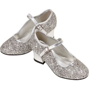 Souza Schoentjes hoge hak Marguerita, zilver glitter, mt. 29 (1 paar).