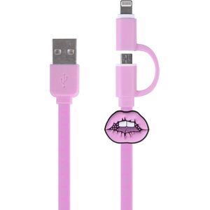 Charging cable 2in1 micro - USB & 8-pin Lips
