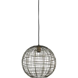 Light & Living Hanglamp Mirana - Antiek Brons - Ø35cm - Modern - Hanglampen Eetkamer, Slaapkamer, Woonkamer