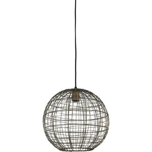 Light & Living Hanglamp Mirana - Antiek Brons - Ø35cm - Modern - Hanglampen Eetkamer, Slaapkamer, Woonkamer