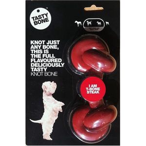 TastyBone - Knotted - T Bone Steak - Hond - Kauwspeelgoed - Vegan