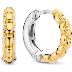 TI SENTO Dames Oorbellen - 925 zilver - Zilver geel verguld - 7961SY