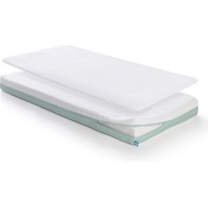 AeroSleep - EvoDuo 2-in-1 Matraspakket - Babymatras + 3D Matrasbeschermer - 120 x 60 cm