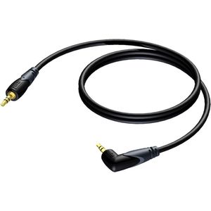 Procab CLA718 3,5mm Jack stereo audio kabel - haaks - 1,5 meter
