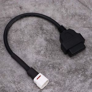 4 Pin Naar OBD2 Foutcodelezer Motorfiets Scanner Diagnostische Kabel Fit voor MT10 FZ10 XSR 900 MT09 Tracer