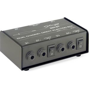 Stagg D.I BOX 2 channel mono/stereo SDI-ST