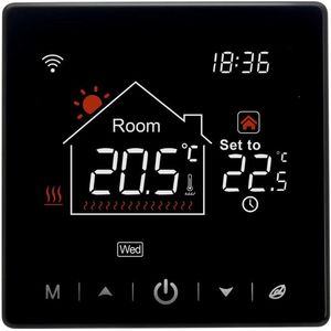 Slimme Thermostaat - Thermostaat voor CV - Touchscreen - WiFi - Voor Mobiel