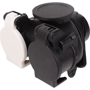 Trailer Socket Conversie Adapter 13 Pin Naar 7 Pin Dual Socket Plug Voor Alle Trailer Stekkers
