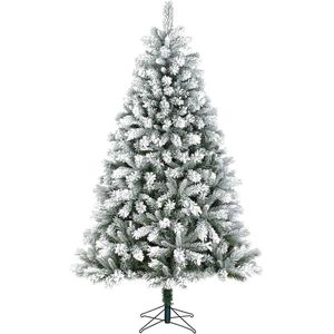 Black Box Trees - Chandler kerstboom groen frosted TIPS 755 - h215xd125cm - Kerstbomen