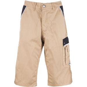TMG STYLE HEREN Werkshorts Khaki – Duurzaam Ademend - Elastische Tailleband - Reflecterende Strips