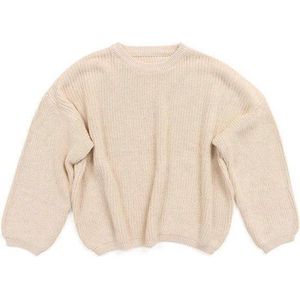 Uwaiah oversize knit sweater - Vanilla - Trui voor kinderen - 80/9-12M