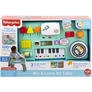 Fisher-Price Leerplezier Mixen en Leren DJ-Tafel - Speelgoedinstrument
