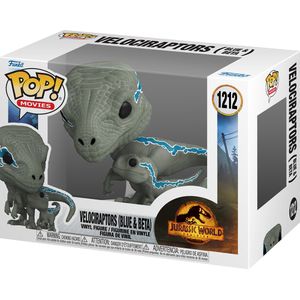 Funko Pop! Jurassic World - Dominion - #1212 - Velociraptors (Blue & Beta)