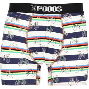 XPOOOS - Alpe D'huez Heren Boxershorts - Maat: XXL - Wielrennen - Tour De France Thema