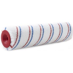 Muur vacht anti-spat verfroller polyester microvezel pluisvrij 6,6 x 18 cm - Verfspullen - Schildersbenodigheden