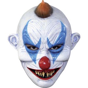 Masker van een boosaardige clown voor volwassenen Halloween - Verkleedmasker - One size