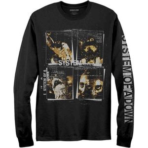 System Of A Down - Face Boxes Longsleeve shirt - XL - Zwart