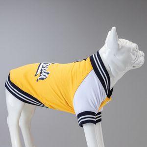 Lindo Dogs - Hondenjas - Hondenkleding - Honden sweatshirt - California - Geel - Maat 4