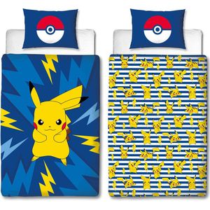 Pokémon Dekbedovertrek, Ball - Eenpersoons - 140 x 200 cm - Katoen