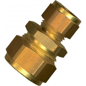 Calodar 1 Klemkoppeling recht 15x10mm messing