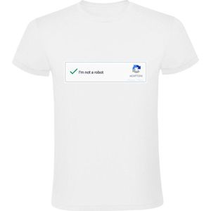 Not a Robot Heren T-shirt | Computer | reCaptcha | beveiliging | A.I | Wit