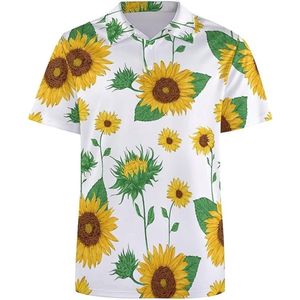 Eden valley poloshirt zonnebloem print