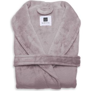 Heerlijk Zachte Badjas Fleece Roze | Maat S |  Comfortabel En Soepel  |  Goede Pasvorm