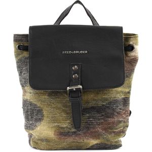 FREDsBRUDER Rugzak Print Me! Mini Me! Camouflage Khaki Groene Bruine