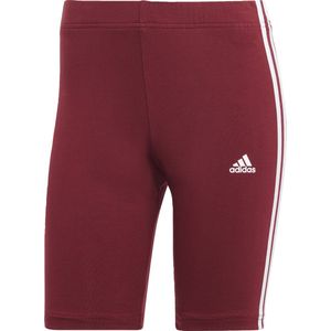 adidas Sportswear Essentials 3-Stripes Fietsshort - Dames - Bordeaux- S