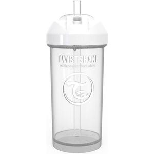 Twistshake Straw Cup 360ml White