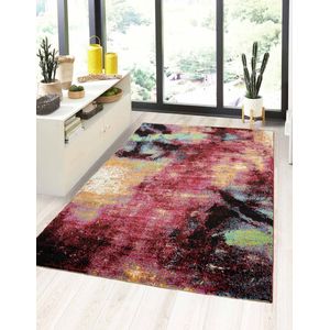 Flycarpets Vistoso Vloerkleed Kleurrijk - Laagpolig Tapijt - 200x290 cm