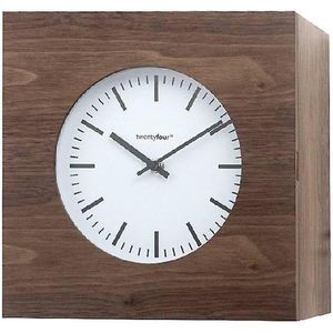 Balvi Qubo Oak Wood 25 cm klok