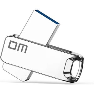 LUXWALLET DataStorm – USB 2.0 FlashDrive – 16GB - Ingebouwde Beveiliging – USB Stick – Sleutelhanger Design - Metalen Behuizing - Zilver
