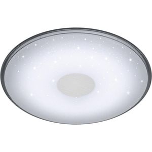 LED Plafondlamp - Trion Sorgina - 30W - Aanpasbare Kleur - Dimbaar - Afstandsbediening - Rond - Mat Wit