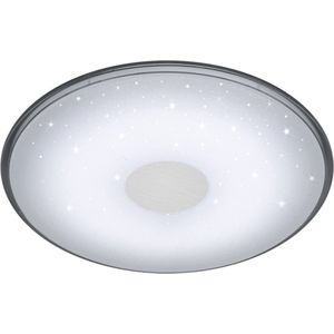 LED Plafondlamp - Trion Sorgina - 30W - Aanpasbare Kleur - Dimbaar - Afstandsbediening - Rond - Mat Wit