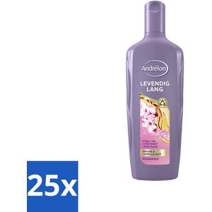 Andrélon - Levendig Lang - Shampoo - Voor Lang Haar - 300 ml - Bulkverpakking - 25 stuks