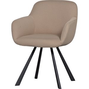WOOOD Juno Eetkamerstoel - Mesh - Naturel - 79x58x58