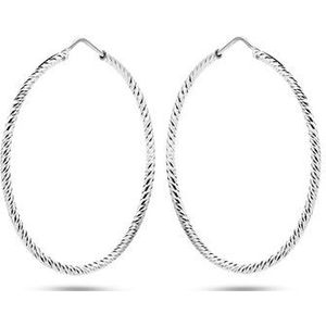 Casa Jewelry Tuscana M 20 mm Zilver Oorringen