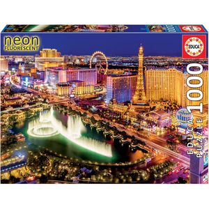 Educa - Las Vegas 1000 Teile Nachtleuchtpuzzle