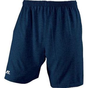 Russell Athletic Heren Shorts Katoen Met Steekzakken - Navy Blauw - Medium