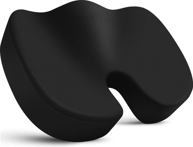 Orthopedisch Ergonomisch Traagschuim Zitkussen | Bureaustoel Kussen | Comfortabel Traagschuim| Autostoelkussen| Stuitkussen