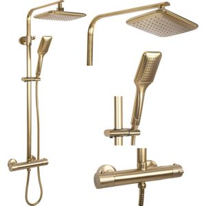 Rea Tom Regendouche Geborsteld Goud 120cm