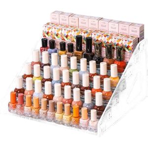 Nagellak Organizer - Make Up Organizer - Opbergen Display Rek - Organizer Bakjes - Make Up Koffer - Transparant - NovaWare