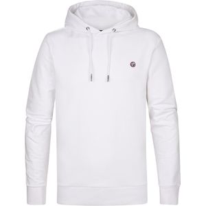 Petrol Industries - Heren Comfortabele Hoodie Driftwood - Wit - Maat XXXL
