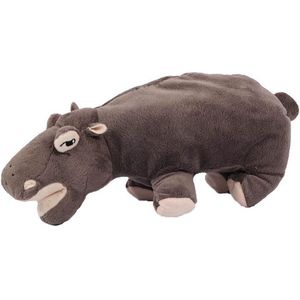 Pia Soft Toys Knuffeldier Nijlpaard - zachte pluche stof - premium kwaliteit knuffels - grijs - 29 cm - Nijlpaarden