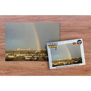 Puzzel Den Haag - Regenboog - Skyline - Legpuzzel - Puzzel 1000 stukjes volwassenen