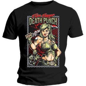 Five Finger Death Punch - Assassin Heren T-shirt - XL - Zwart